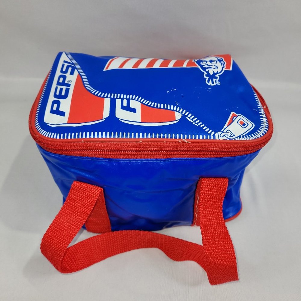 KFC Pepsi 6 Pack Can Vintage Cooler Bag Carry Case